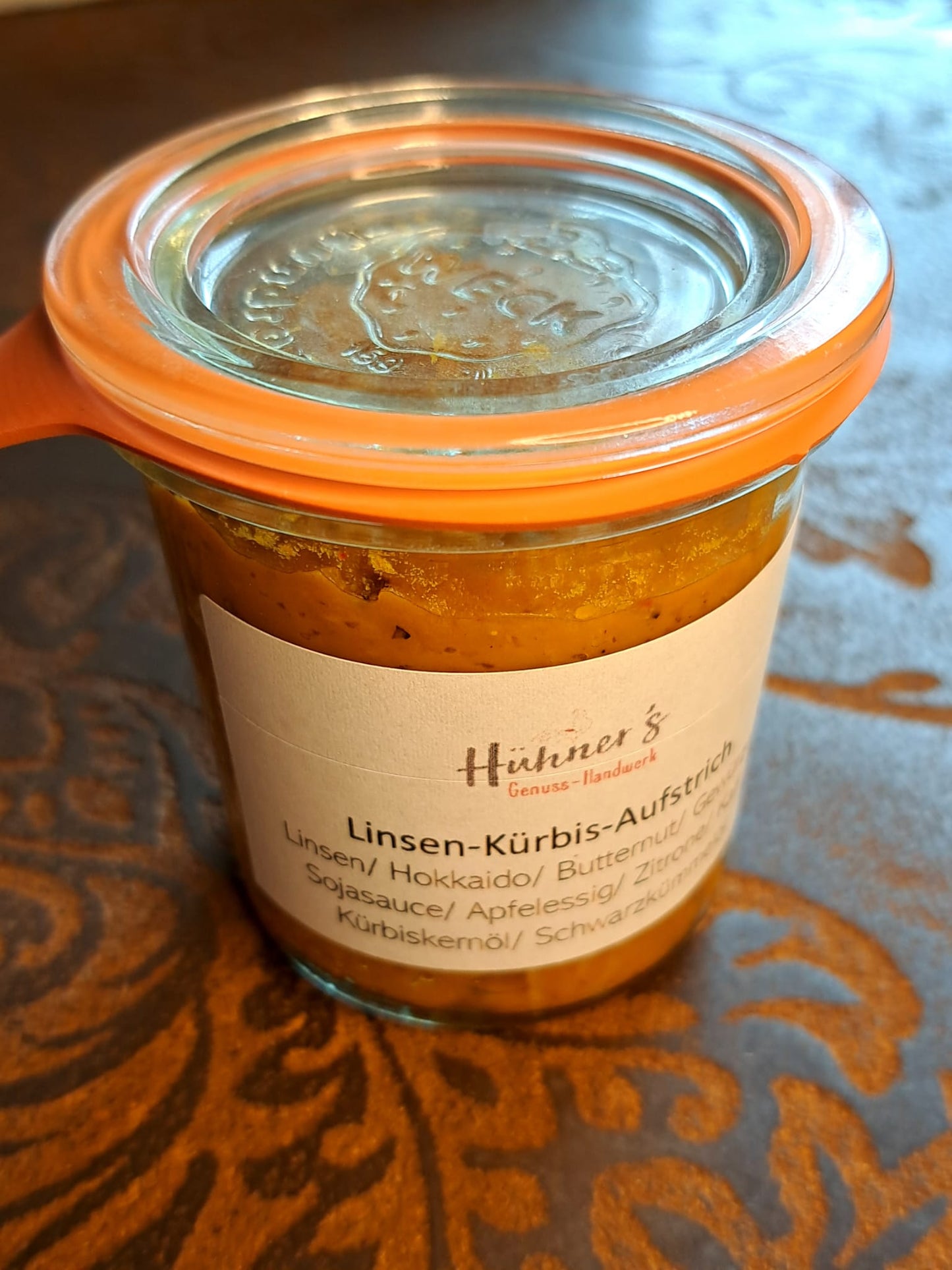 Kürbis-Linsenaufstrich